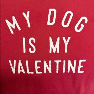Grayson Threads Red Valentine's Dog Tee